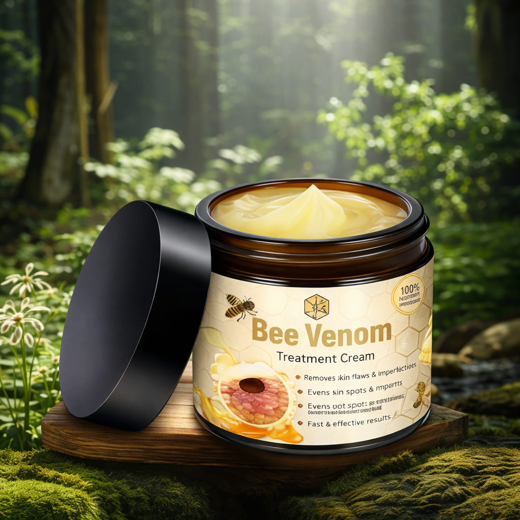🐝 Crema de Veneno de Abeja – Rejuvenecimiento Natural y Efecto Tensor
